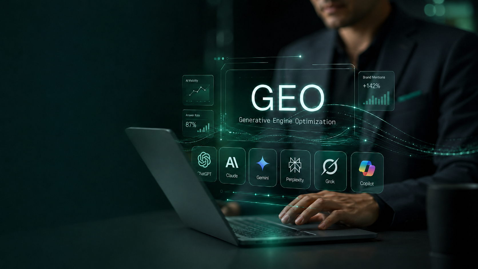 Experiencia digital de optimización para motores generativos GEO